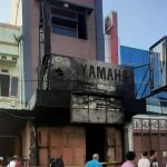 Bengkel terbakar