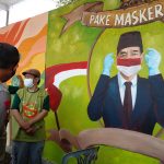 Lomba mural Polda Lampung