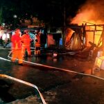 Kios terbakar