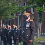 Upacara bendera HUT ke-77 RI Polda Lampung