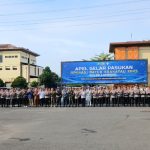 Gelar pasukan Polda Lampung