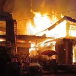Pasar Taman Puring terbakar