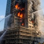 Paviliun Apartemen Terbakar