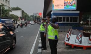 Ditlantas Polda Metro Jaya atur kemacetan