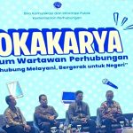Lokakarya yang diselenggarakan Forum Wartawan Perhubungan di Bandung. (dwi)